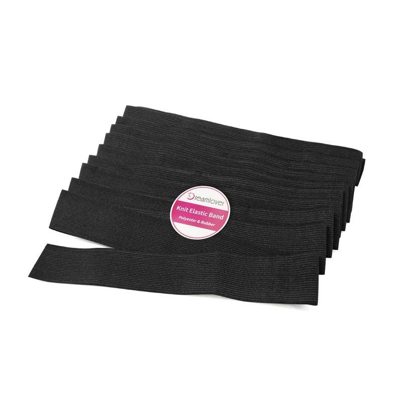 Dreamlover Black Elastic Spool, 1.5 Inch x 6 Yard - Image 1